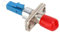 Glasfaser Adapter, LC-Stecker auf ST-Buchse LWL Adapter Glasfaser Adapterstecker Glasfaserstecker glasfaser Flansch Koppler Singlemode Optischer Glasfaser Adapter Konverter