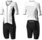 Lo.gas Herren Pro Trisuit Kurzarm Triathlonanzug für Rennen und Triathlon-Wettkämpfe -Triathlon-Anzug für Herren Weiß XX-Large