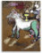 Giclée-Leinwanddrucke Abstrakte bilder berühmte Ölgemälde-Reproduktion Gemäldedruck Vintage Poster Leinwand-Wandkunst für Wohnzimmerwand Clowns and Gas Lamp 30x39cm(12x15in) Rahmenlos