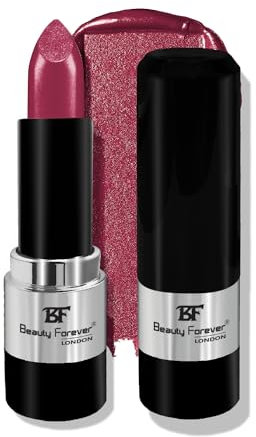 Beauty Forever Colour Fabulous Metallic Shine Lipstick, Glittery & Satin Touch, Available in 14 Shades, 3gms (212 Real Amethyst)