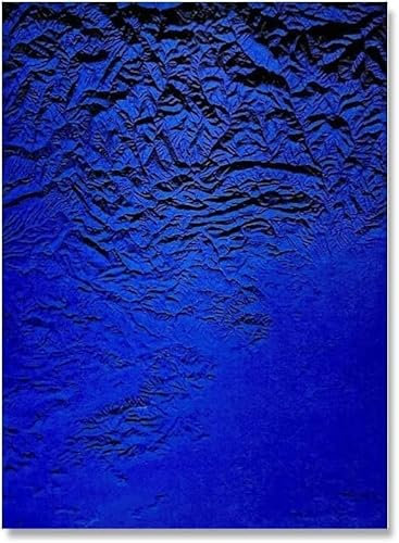 Berühmte Yves Klein Poster Ästhetik Yves Klein Wandkunst Blau Monochrome Leinwand Malerei Yves Klein Drucke Für Home Decor Bilder 50x70cm Kein Rahmen