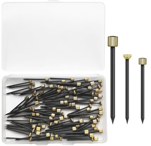 90 clavos para colgar cuadros, clavos de acero para cuadros con caja de almacenamiento, clavos de cuadros, tres tamaños, clavos de pared para el hogar y manualidades, decoración del hogar, carpintería