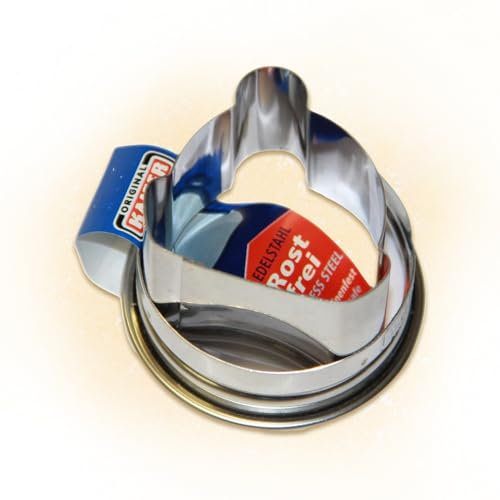 sopomarkt24 Ausstecher Premium Keks Ausstechform Ausstechformen Weihnachten, Plätzchen Ausstecher, Keksausstecher, Plätzchenausstecher, Edelstahl Mütze Ø 4.5cm