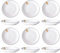 lcvtos Set di 6 Piatti da Dessert Giapponesi,Piatti da Dessert Giapponesi Rotondi Diametro 20,5 cm, Adatti per Colazione/Torta, Lavabili in Lavastoviglie, Adatti al Microonde