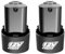 Batería recargable universal de iones de litio de 12 V y 1500 mAh for herramientas eléctricas: compatible con destornilladores, taladros y amoladoras angulares.(2 Battery)