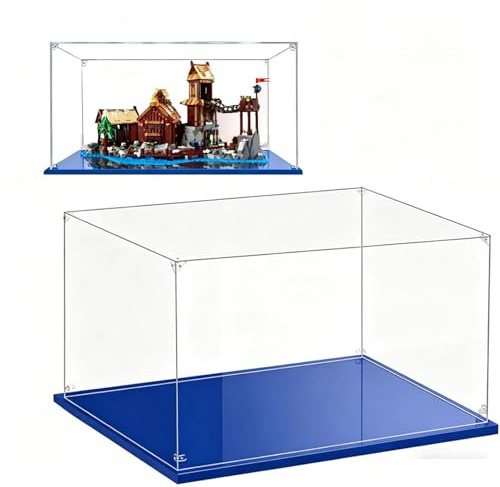 60x40x40cmAcryl Vitrine für Modellautos, Schaukasten für Figuren, | Transparente Acryl Vitrine Staubdichte Box,/für LegofürStatuen,fürArchitektur fürAutomodelle Sammlerstücke Schaukasten Box