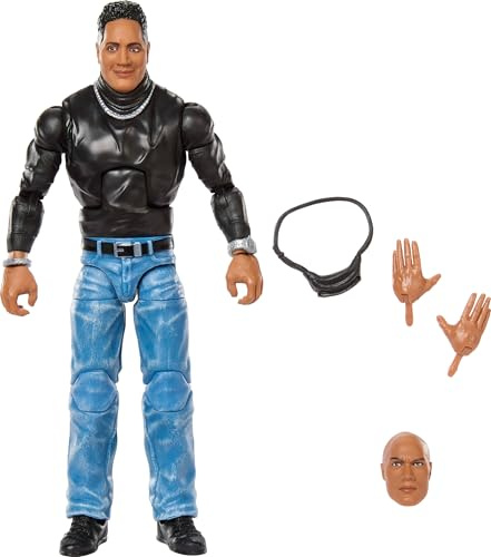 WWE The Rock Dwayne Johnson Wrestlemania 42 Store Elite Collection Series Wrestling Action Figure Wrestler Toy