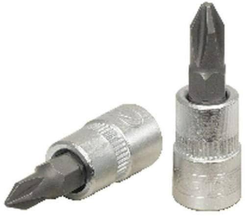 KS Tools 911.1416 Douille tournevis 1/4'' Longueur 37 mm PH2 CHROMEmat