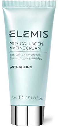 Elemis Pro-collagen Marine Cream, Lozione Idratante Quotidiana Antirughe Per Il Viso, Crema-gel Idratante Ultraleggera, Per Un Aspetto Liscio, Luminoso E Ringiovanito, Formato Viaggio, 15ml