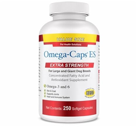 Omega-Caps ES - For Large & Giant Dogs (250 Softgel Capsules)
