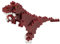 Bandai - Nanoblock - Dinosaurier Figur Tyrannosaurus - Figur mit 170 Bausteinen - Konstruktionsspielzeug Bausteine Dino T-Rex - Baukit Spielzeug für Kinder ab 12 Jahren Jugendliche Erwachsene - NBC111