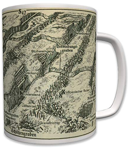 Deutsche Stellung Grabenkrieg Militär Helft Uns Siegen Wk- Tasse #6476