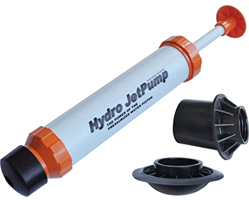 Faithfull FAIPDRHP20 HP20 Jet Pump Drain Unblocker, Set With Three Heads: Including Toilet Adaptor