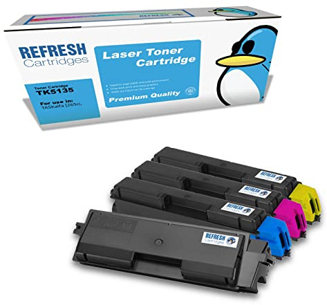 Refresh Cartridges Remanufactured Toner Cartridge Replacement for Kyocera TK-5135 (Multi-Colour)