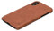 KANVASA iPhone XS Leder Case/iPhone X Lederhülle Ledertasche Braun One Luxus Echtleder Backcover für Original iPhone XS/X/10S/10 - Rindsleder Hülle Ultradünn - Optimaler Schutz und Edles Design