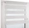 Deco4Me Doppelrollo Klemmfix ohne Bohren (105 x 200 cm, Weiß) - Duo Rollo lichtdurchlässig - blickdichte Rollos für Fenster ohne Bohren - Klemmrollo, Fensterrollo, Innenrollo (Stoffbreite 101 cm)