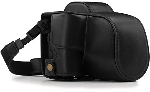 Megagear Canon EOS M50 Pu Leather Camera Case, Black (MG1446)
