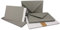 10x Faltkarten SET DIN A6/C6 mit Brief-Umschlägen in Graphit/Dunkel-Grau - inklusive Einleger - 14,8 x 10,5 cm - Premium Qualität - FarbenFroh