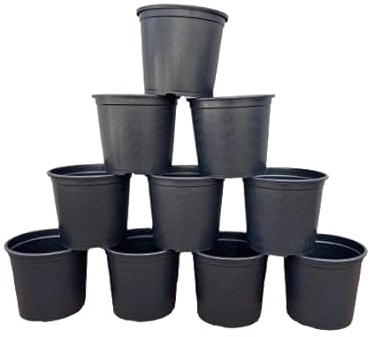 Gone Potty 15 Litre Heavy Duty Extra Strong Plant Pots/Container Pots (x10)