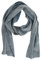 FosterNatur, Damen/Herren Merino Schal glatt, 100% Wolle (Grau)