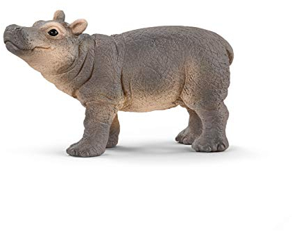 schleich 14831 Nilpferd Junges, für Kinder ab 3+ Jahren, WILD LIFE - Spielfigur