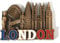 Homeelabador® 3D Metal Fridge Magnets London Icons Tourist Gifts souvenirs (Copper London)