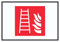 HB-Druck Feuerleiter Symbol Schild A3 (297x420mm)