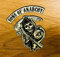 Generic Sticker Sons of Anarchy Wasserdicht Vinyl Sticker Set für Reisekoffer,Auto, Skateboard, Motorräder, Fahrräder, Skatboard, Laptop, Roller