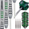 Unicorn Contender Darts, Grün/Silber, 23 g
