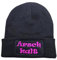 Generisch Warme Beanie Mütze, Bestickt Arsch kalt (Pink)