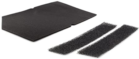 DL-pro Filterschwamm Set kompatibel mit Miele 6057930 9688381 Schaumfilter Schwammfilter Filter Filterschaum schwarz für Türe Trockner