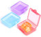Opret 3 Stück Tablettenbox Tablettendose für unterwegs, Pillendose Klein Tragbar Pillenbox Klein Tablettendose für Vitamine, Fischöl und Tablets(Blau Lila Rosa)