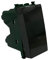Vetrineinrete® Kit 2 deviatore bipolare compatibile con vimar plana interruttore pulsante 2p 16ax 250vac (Nero)