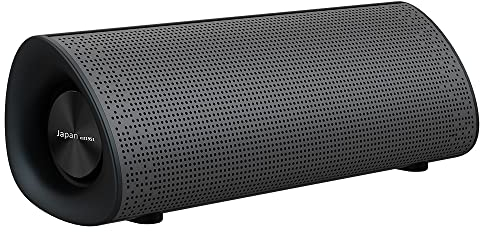 AIWA SB-X99J Boombox Bluetooth V 5.0 Speaker, 10W RMS Super BASS, 8-15 Hrs playback, Dual Passive Speakers - Titan Black.