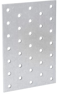 Alberts 353414 Lochplatte | sendzimirverzinkt | 140 x 100 mm
