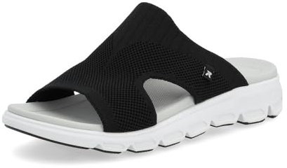 Rieker Damen Pantoletten V8451, Frauen Slipper