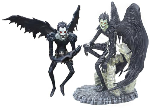 Zhongkaihua Anime Figure Death Note Ryuk Figure Death Note Merch Figurine Collection Ornament Desk Decoration 19/17CM PVC Model Statue