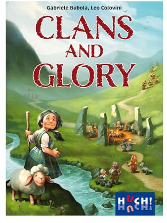HUCH!, Clans and Glory, Gesellschaftsspiel, Strategisches Kartenspiel, Spannende Clan-Duelle in den Highlands, Für 2–4 Spieler ab 10 Jahren