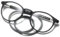 Kexinsuo-Lesebrille Anti-Blaulicht, Magnetverschluss Clip, für Damen&Herren-Faltbares, Verstellbares (grey, 2, x)