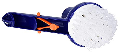 ZPSHYD Eckreinigungsbürste Schwimmbad Step & Corner Vakuum Bürste für Spas Whirlpools, feine Borsten