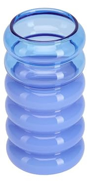 Design Letters Bubble. 2-in-1 Vase & Candle Holder Blue