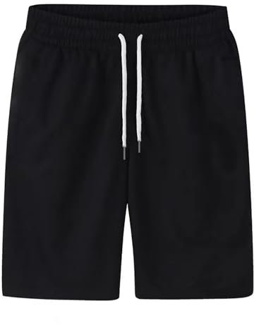 EWFAS Kurze Hosen Herren Sportshorts Männer Gym Hose Cargohose Jogginghose Laufshorts Baumwolle Freizeit Shorts Leicht Sport Kurzhose Casual Jogginghose