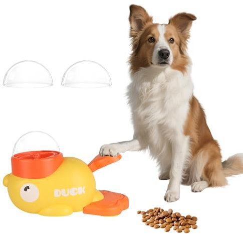 Noaya Duck Treat Dispenser - Pet Interactive Toys for Dogs, Cat Puzzle Toy, Fun Interactive Dog Food Dispensing Toy, Durable and Non-toxic Puppy Slow Feeder, Dog Treat Toys to Relieve Boredom