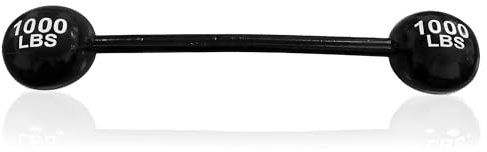 Aufblasbare Hantel | Aufblasbare Hantel Prop | Hanteln Aufblasbare Hanteln | Neuheit Streichgewichte | Luftgefüllte Gewichte | Gag Fitness Equipment | Lustiges Workout Witz Geschenk | Schwarz/Weiß |