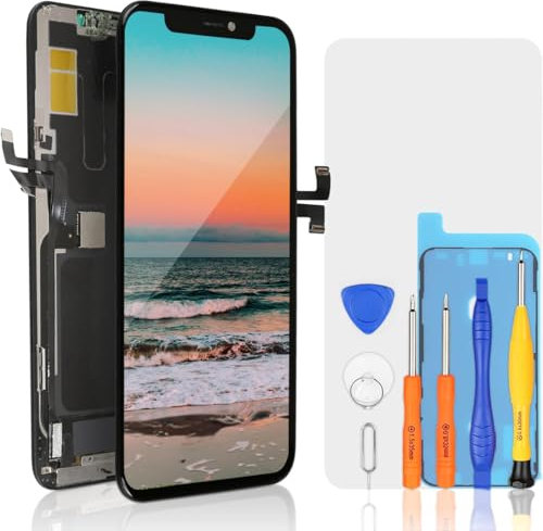 bokman for iPhone 11 Pro Max LCD Screen Replacement, 6.5-inch Screen Assembly Front Panel with Repair Tool Kits