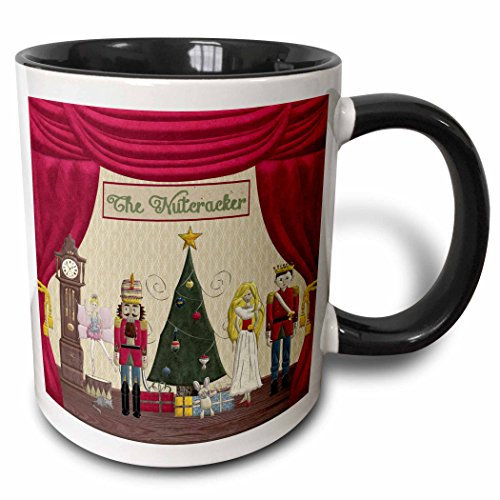Teetassen Fun Kaffeebecher 330Ml, Nussknacker-Prinzessin, Zuckerfee, Mäusekönig, Schneekönig, Uhr Tasse Bedruckt Für Tee Freundin Muttertag