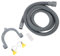 LIFKOME 1 juego Kit de Drenaje para Lavadora de Tambor Manguera de Salida de Agua de con Conector y Abrazaderas Ajustables Compatible con Lavadoras Automáticas Instalación y Flexible para