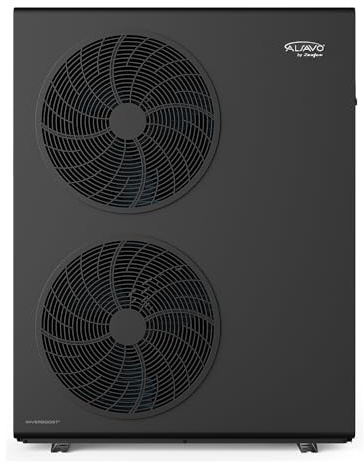 ALSAVO Pompe À Chaleur Air-Eau Monobloc HEAT R32 16 kW, Monophasé avec Double Ventilateur, A+++ Efficacité Énergétique, Pour Chauffage Et Eau Chaude