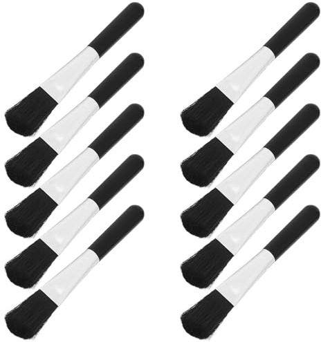 10 Stück Reinigungsbürsten für Kameraobjektive, Schwarz, ABS | Multifunktional, Gründliche Reinigung, Waschbar und Tragbar, für Computerbildschirm und Kameraobjektiv