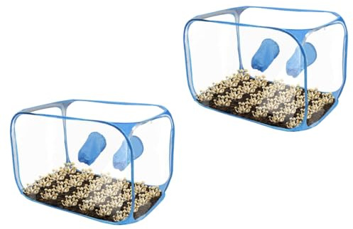 UieoKakeh Air Box Pilzzucht Still Portable Kunststoff Dunstabzugshaube Mykologie Vermehrungsstation Pilzzuchtset Wachsen 2 Stück